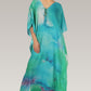 Sky Daze | Blue Luxe Art Silk Kaftan