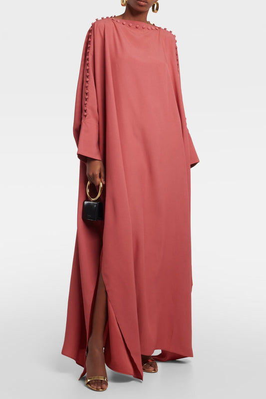 Serene Silhouette | Peach Kaftan