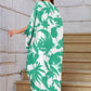 Knotty Nice | Mint Floral Kaftan Dress