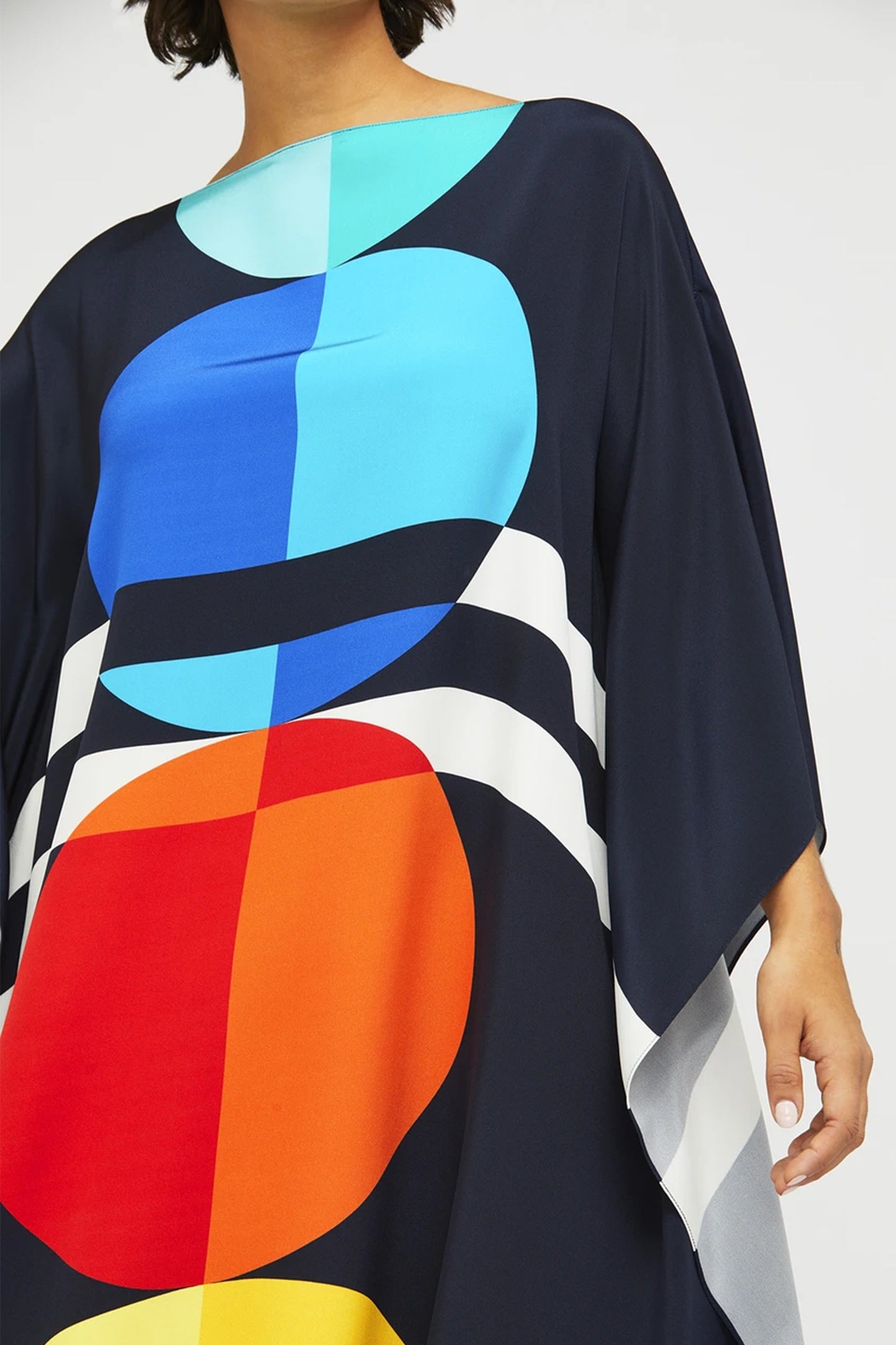 Color Burst | Multicolor Party-Wear Kaftan