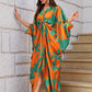 Knotty Nice | Orange Floral Kaftan Dress