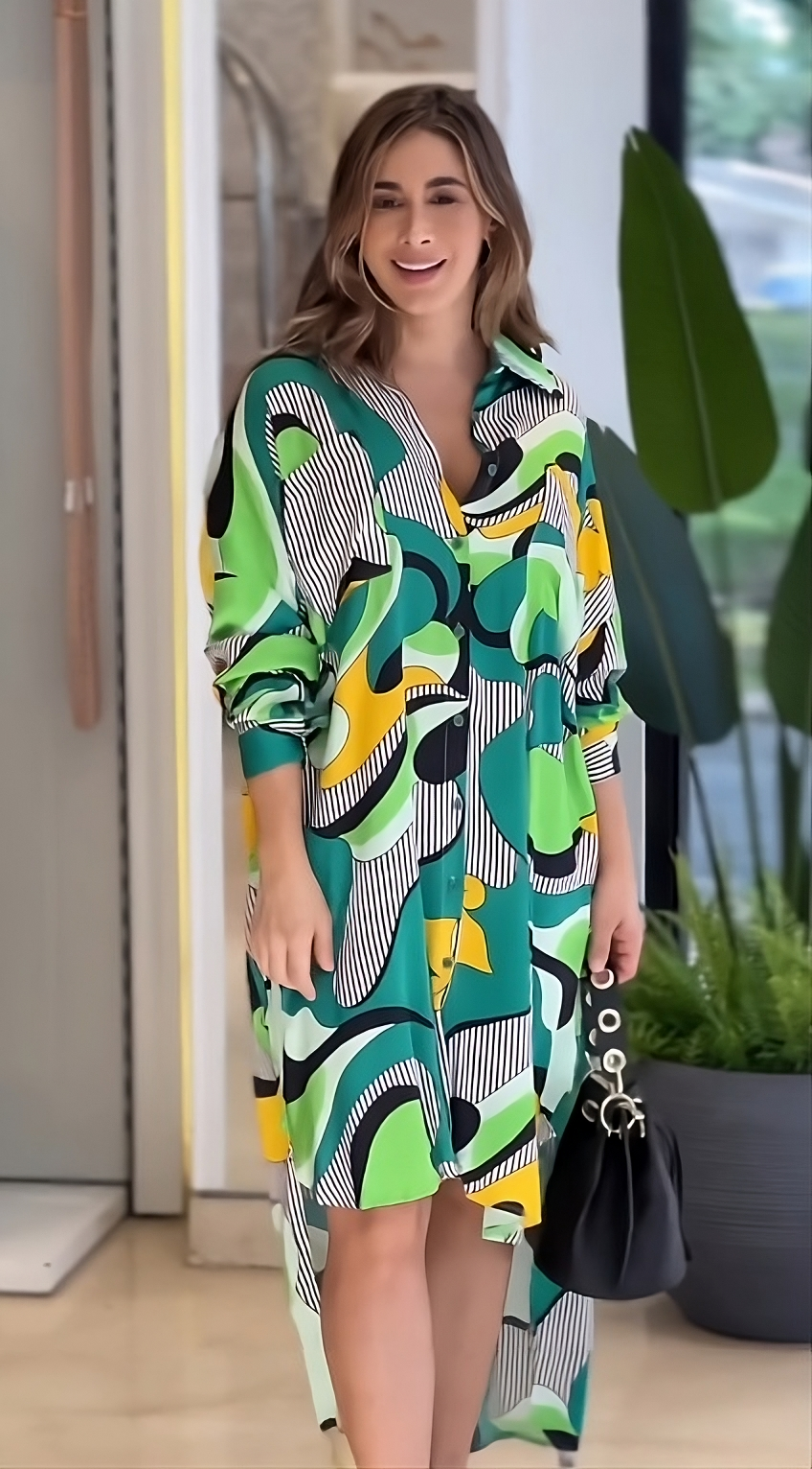 Forest Fanatic | Green Knee-Length Dress