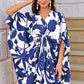 Knotty Nice | Blue Floral Kaftan Dress