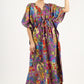 Purple Frida | 100% Cotton Kaftan