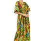 Yellow Frida | 100% Cotton Kaftan