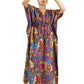 Purple Frida | 100% Cotton Kaftan