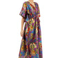 Purple Frida | 100% Cotton Kaftan