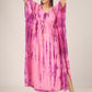 Pink Stripes | 100% Rayon Pink Kaftan With Pockets