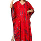 Scarlet Skyline | Red Tie Dye Kaftan