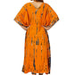 Tangerine Tide | Orange Tie Dye Kaftan