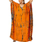 Tangerine Tide | Orange Tie Dye Kaftan