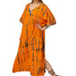 Tangerine Tide | Orange Tie Dye Kaftan