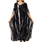 Midnight Streak | Black Tie Dye Kaftan