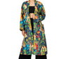 Blue Frida | 100% Cotton Kimono With Pockets