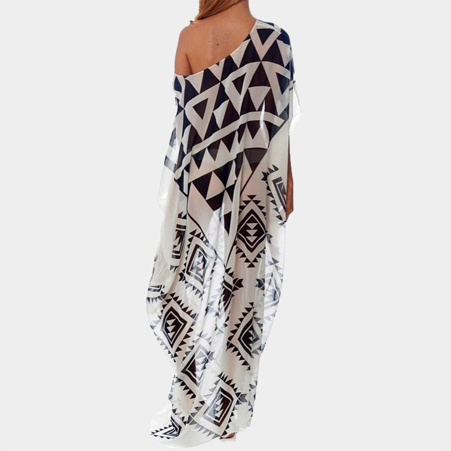 Tribal Tapestry | Black & White Kaftan