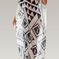 Tribal Tapestry | Black & White Kaftan