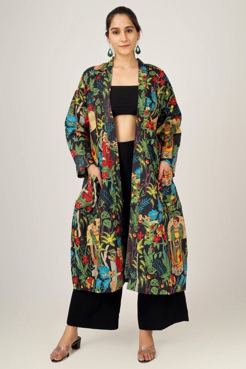 Black Frida Bathrobe - Earthen Threads