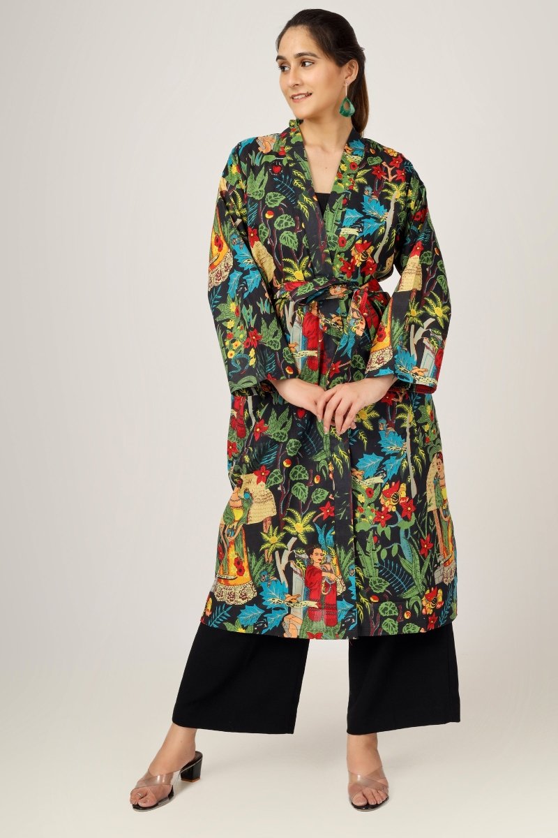 Black Frida Bathrobe - Earthen Threads